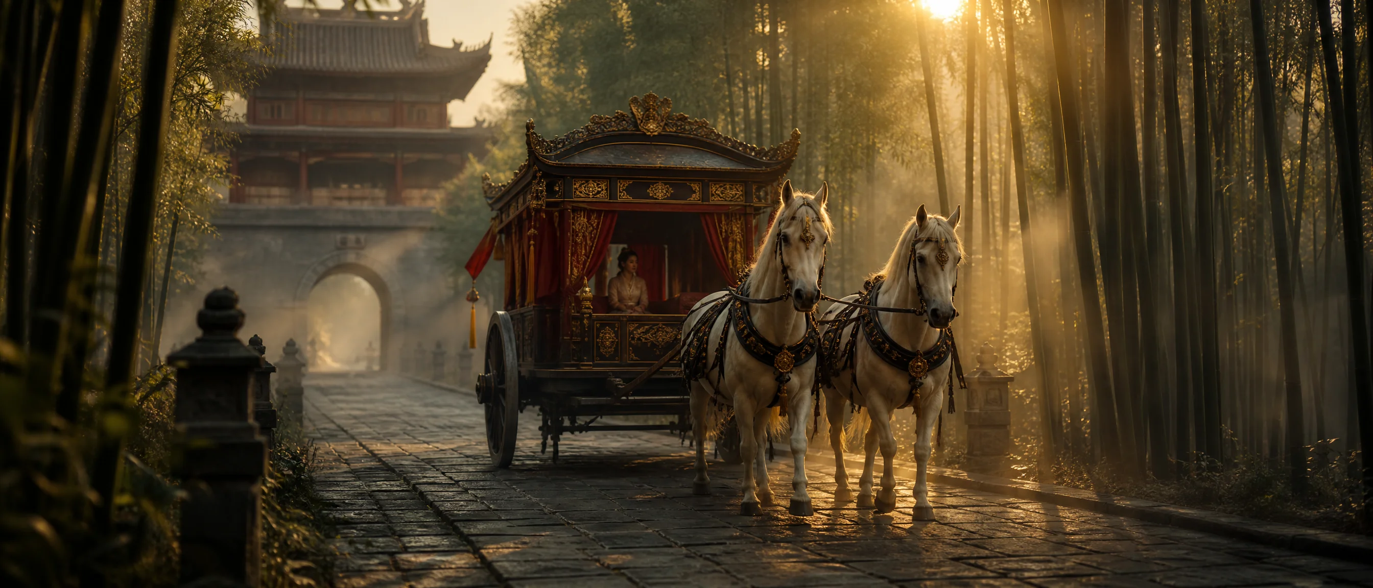 古风马车﻿短片精彩画面